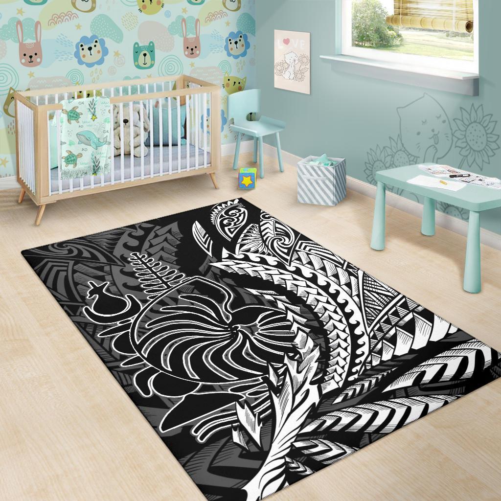 New Caledonia Area Rug - Coat of Arms Wings Style