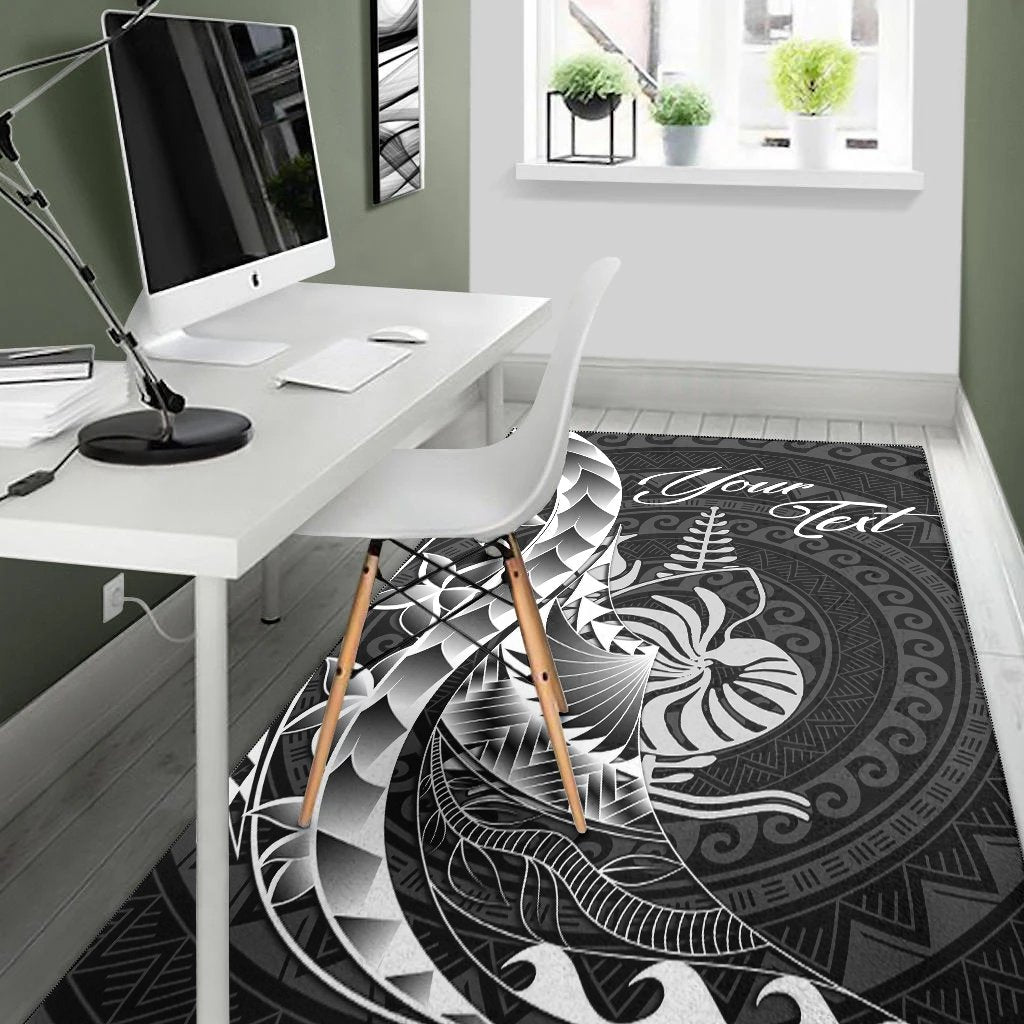 New Caledonia Area Rug - Custom Personalised Polynesian Pattern Style