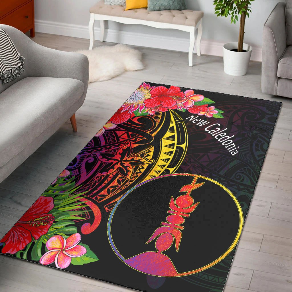New Caledonia Area Rug - Tropical Hippie Style