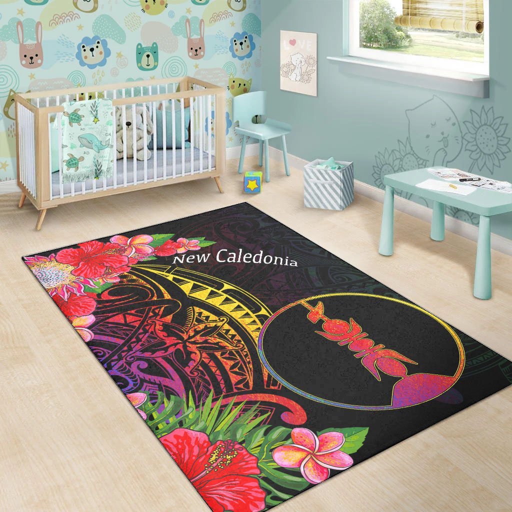 New Caledonia Area Rug - Tropical Hippie Style