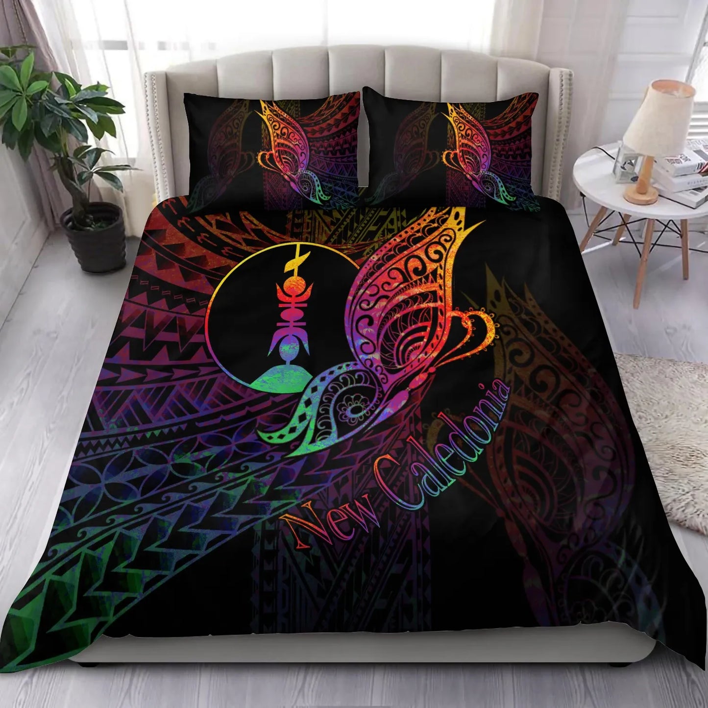 New Caledonia Bedding Set - Butterfly Polynesian Style