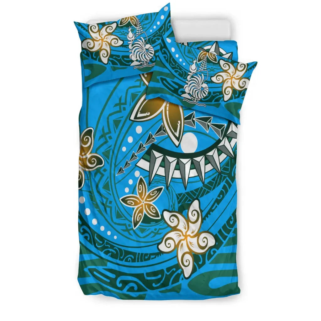 New Caledonia Bedding Set - Spring Style Blue Color
