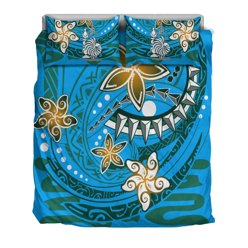 New Caledonia Bedding Set - Spring Style Blue Color