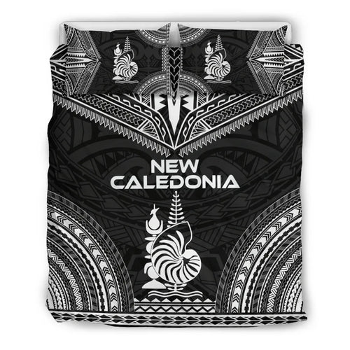 New Caledonia Polynesian Chief Duvet Cover Set - Black Version