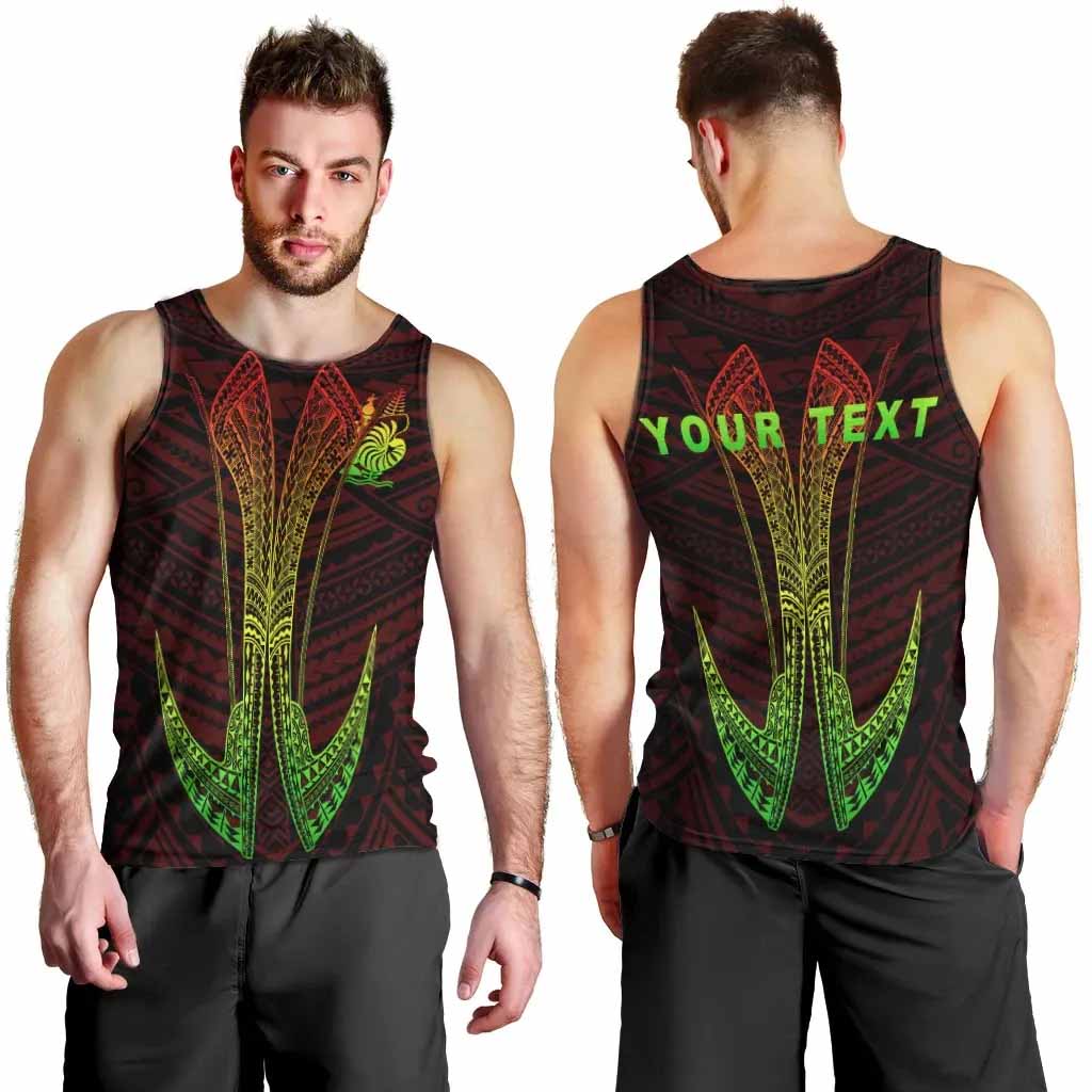 New Caledonia Custom Personalised Men Tank Top - Fish Hook Ver2