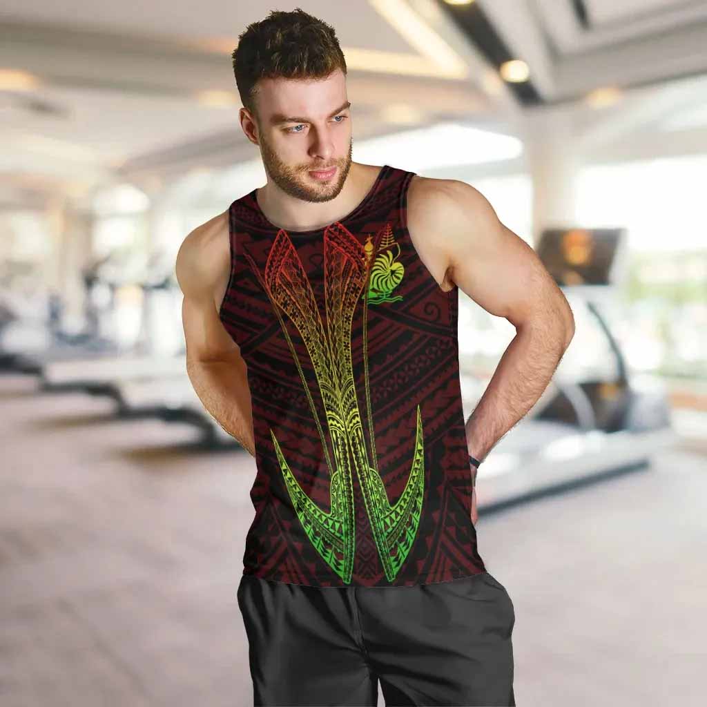 New Caledonia Custom Personalised Men Tank Top - Fish Hook Ver2