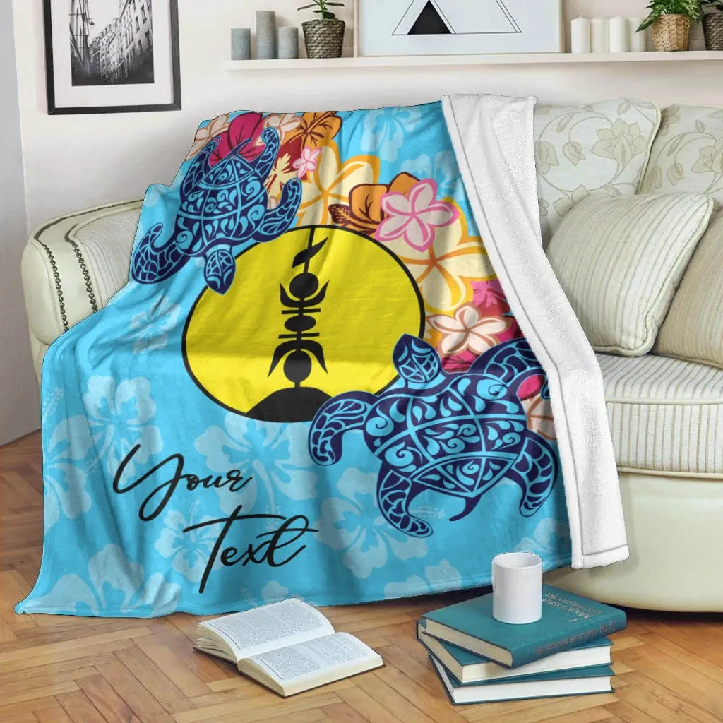 New Caledonia Custom Personalised Premium Blanket - Tropical Style