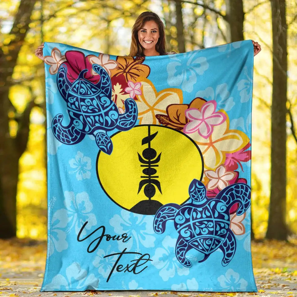 New Caledonia Custom Personalised Premium Blanket - Tropical Style