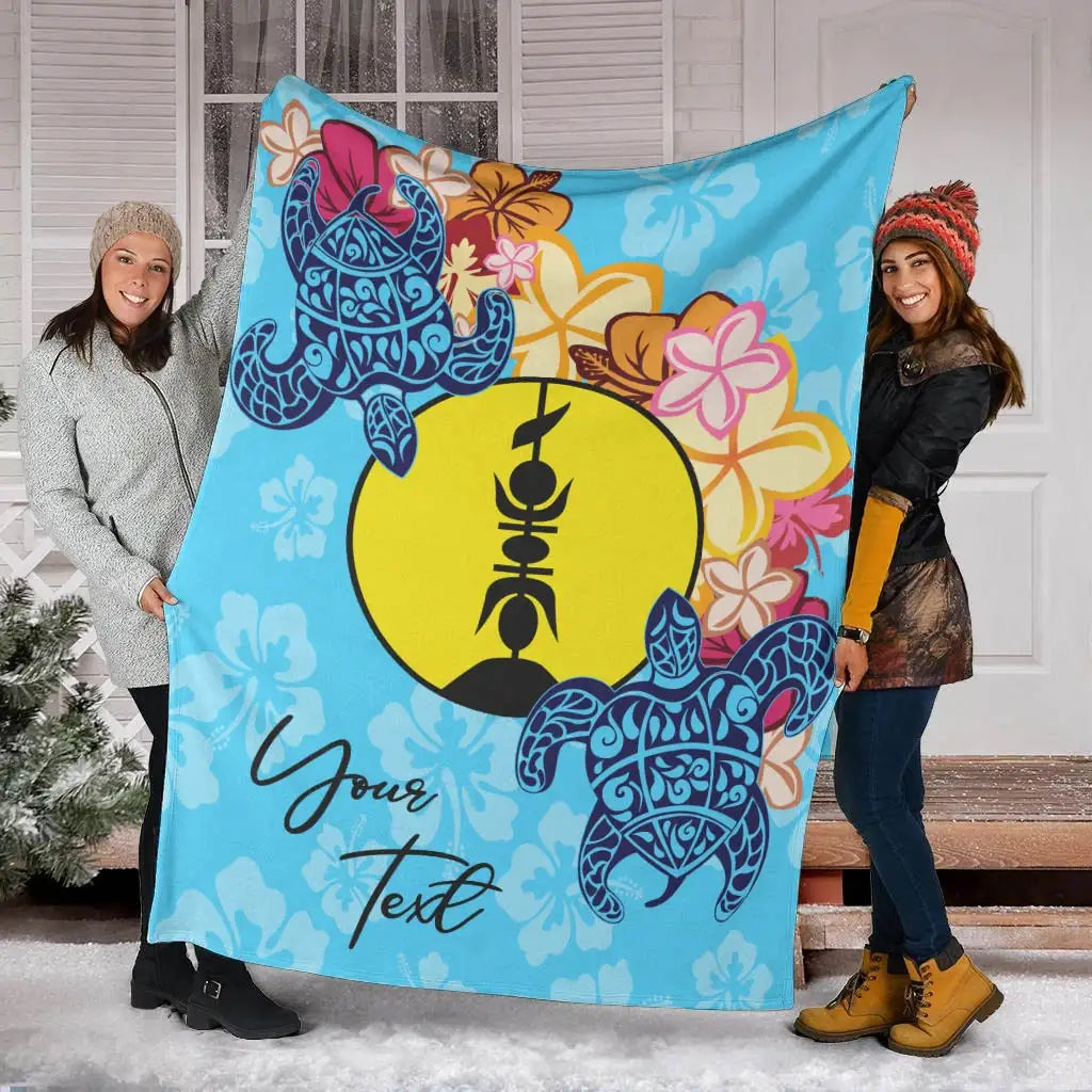New Caledonia Custom Personalised Premium Blanket - Tropical Style