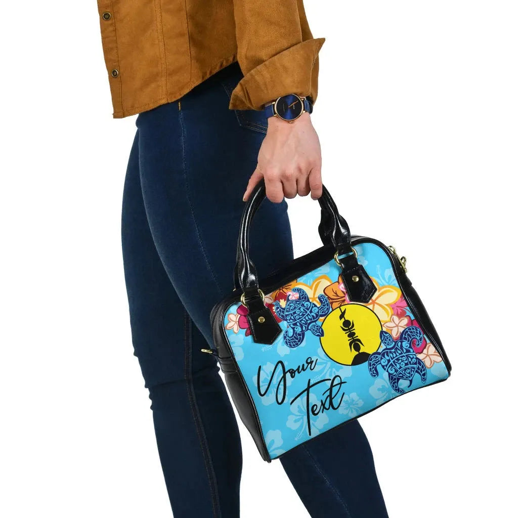 New Caledonia Custom Personalised Shoulder Handbag -Tropical Style