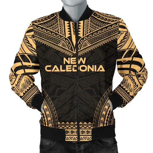 New Caledonia Polynesian Chief Bomber Jacket - Gold Version