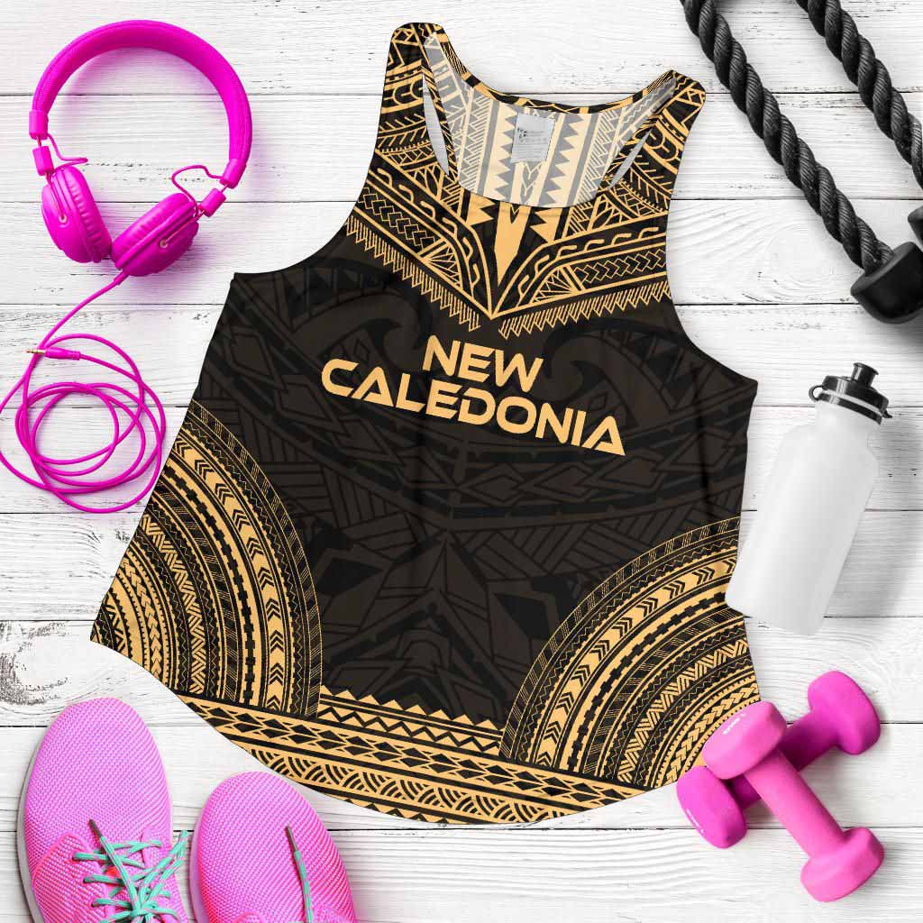 New Caledonia Women Racerback Tank - Polynesian Chief Gold Version