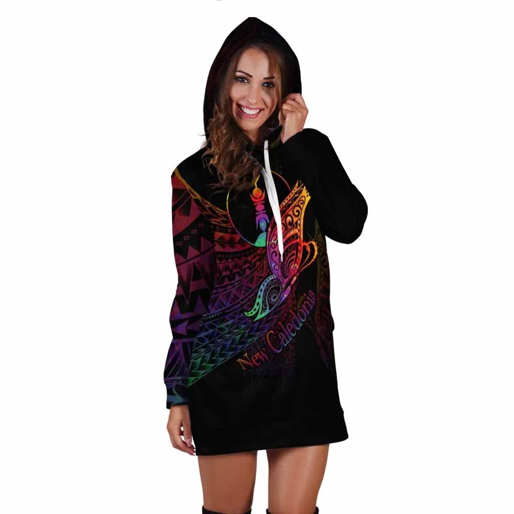 New Caledonia Hoodie Dress - Butterfly Polynesian Style