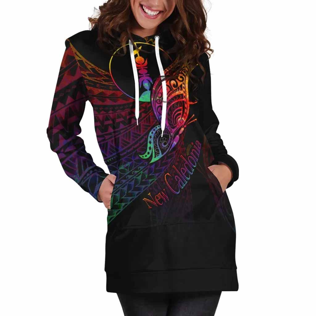 New Caledonia Hoodie Dress - Butterfly Polynesian Style