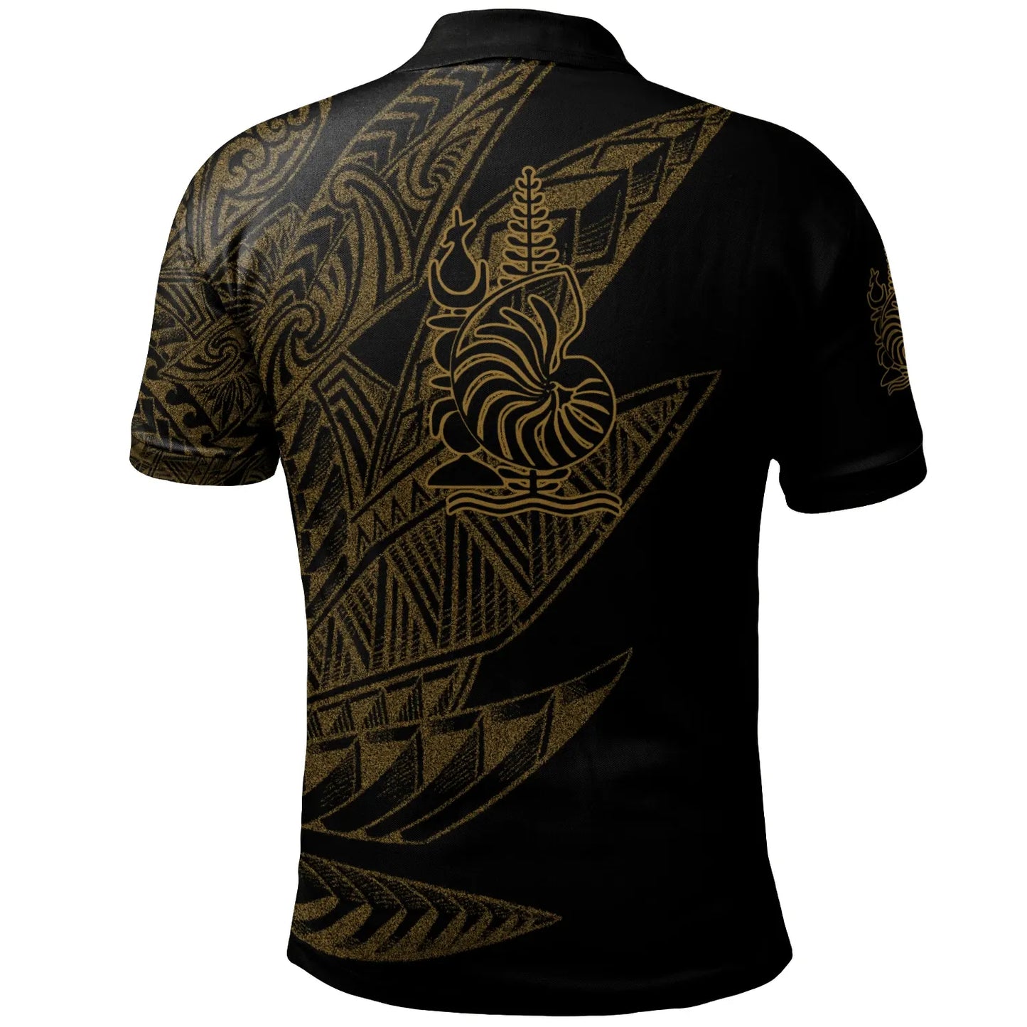 New Caledonia Islands Polo Shirt - Legends Are Born In Gold Color