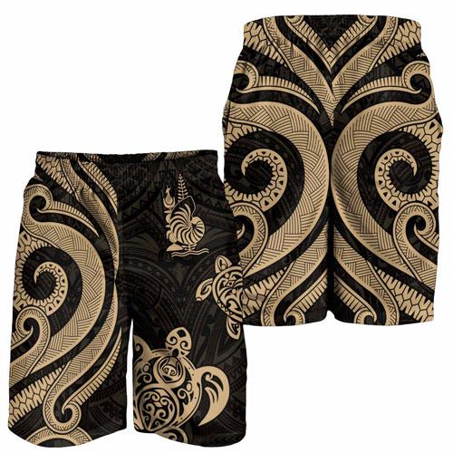 New Caledonia Men Short - Gold Tentacle Turtle