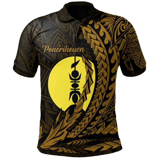 New Caledonia Polo Shirt - Ponerihouen Wings Style
