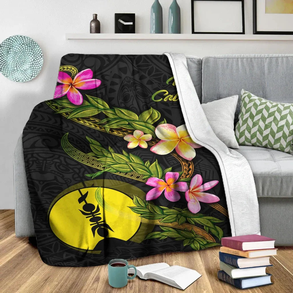 New Caledonia Polynesian Blanket - Plumeria Tribal