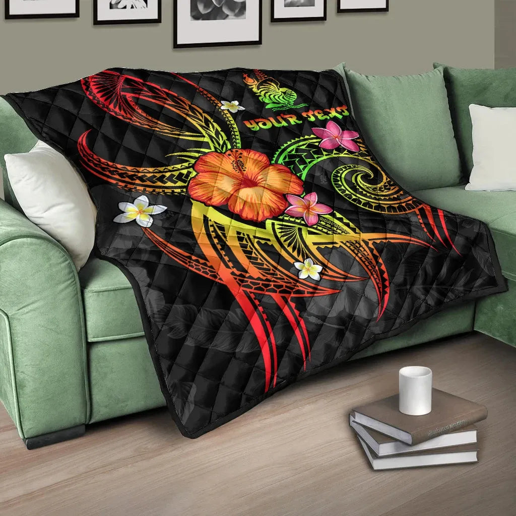 New Caledonia Polynesian Personalised Premium Quilt - Legend of New Caledonia (Reggae)