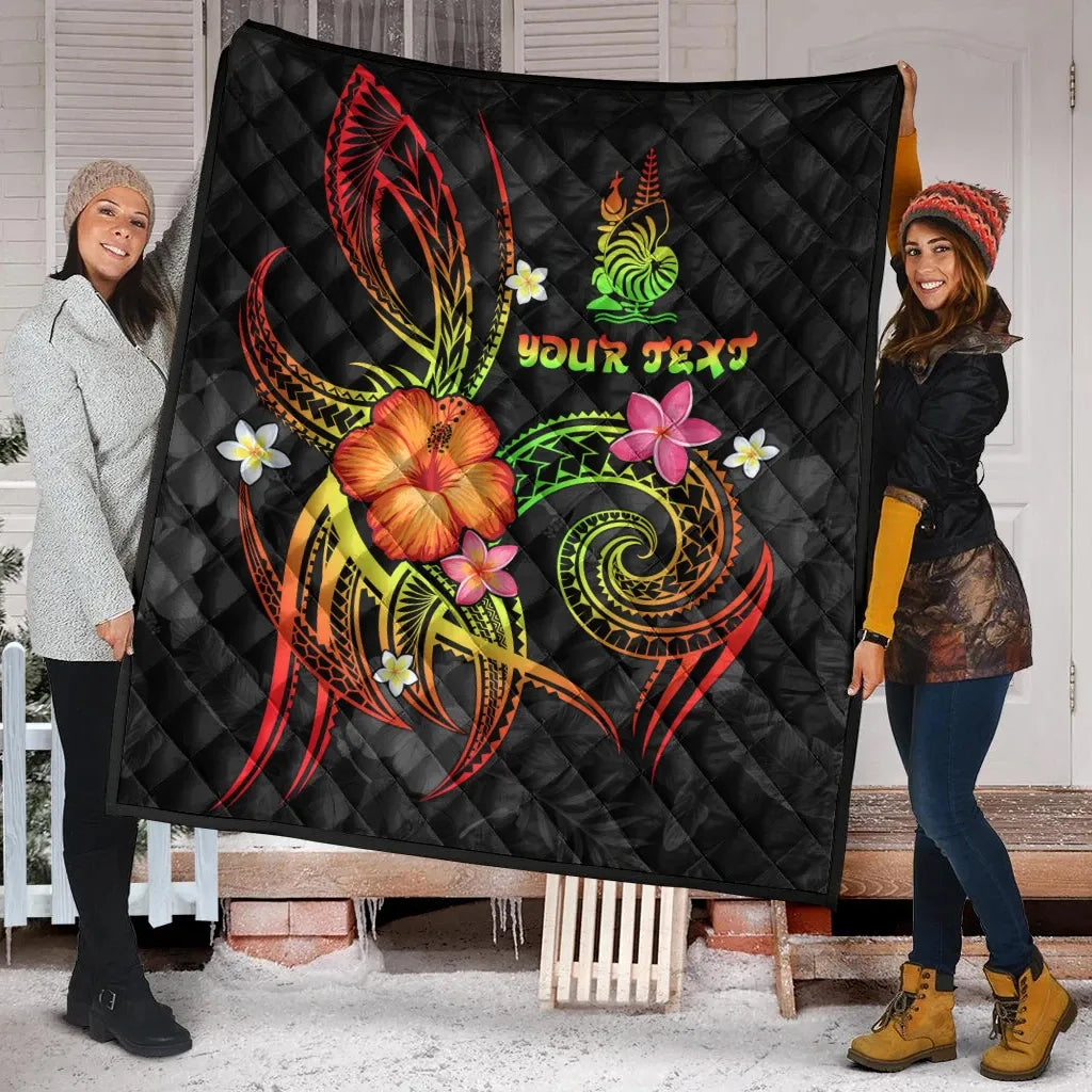 New Caledonia Polynesian Personalised Premium Quilt - Legend of New Caledonia (Reggae)