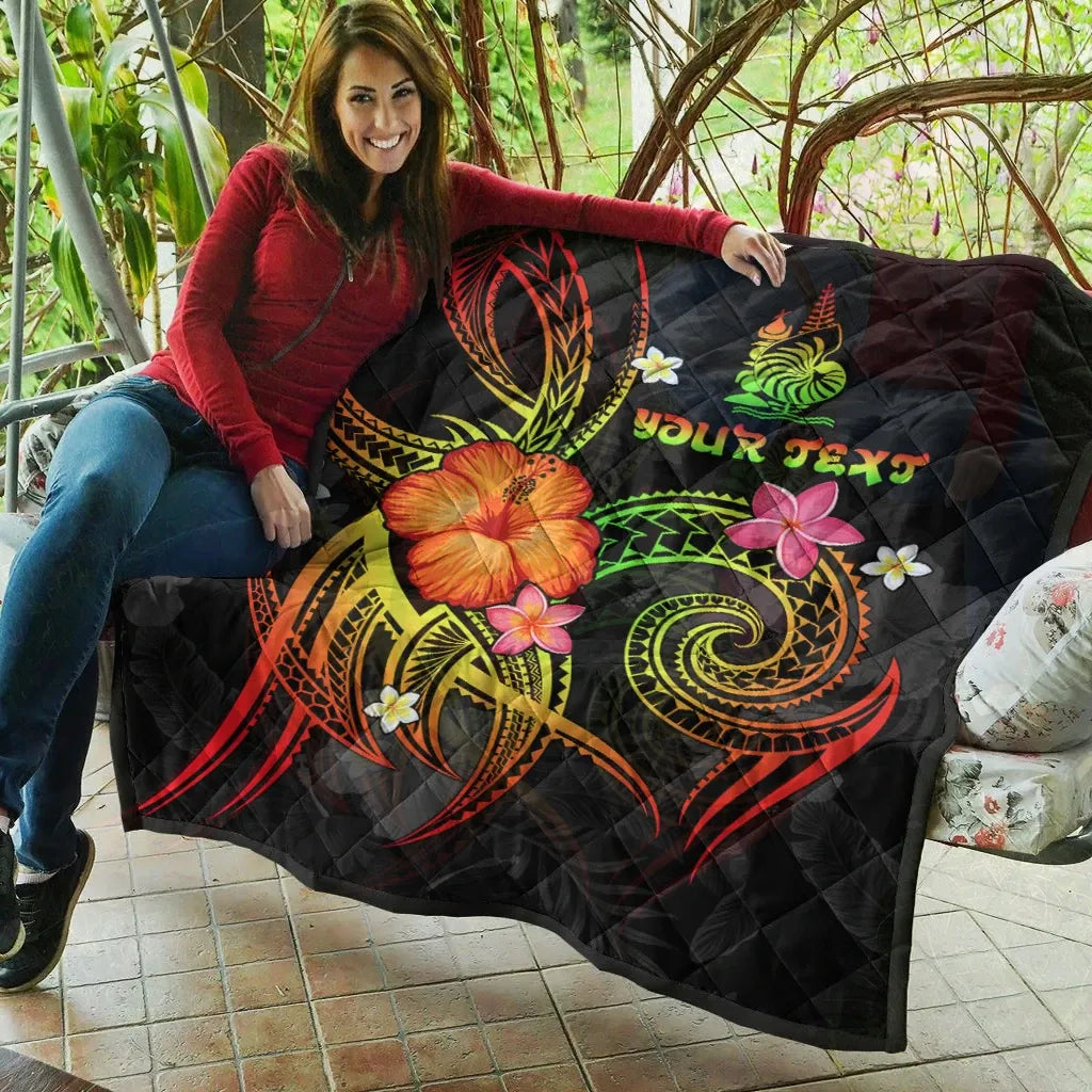 New Caledonia Polynesian Personalised Premium Quilt - Legend of New Caledonia (Reggae)