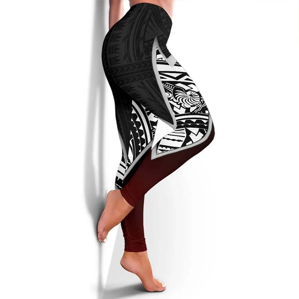 New Caledonia Polynesian Women Legging - Lighting Piece