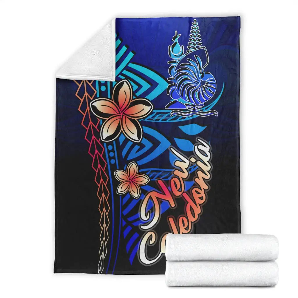 New Caledonia Premium Blanket - Vintage Tribal Mountain