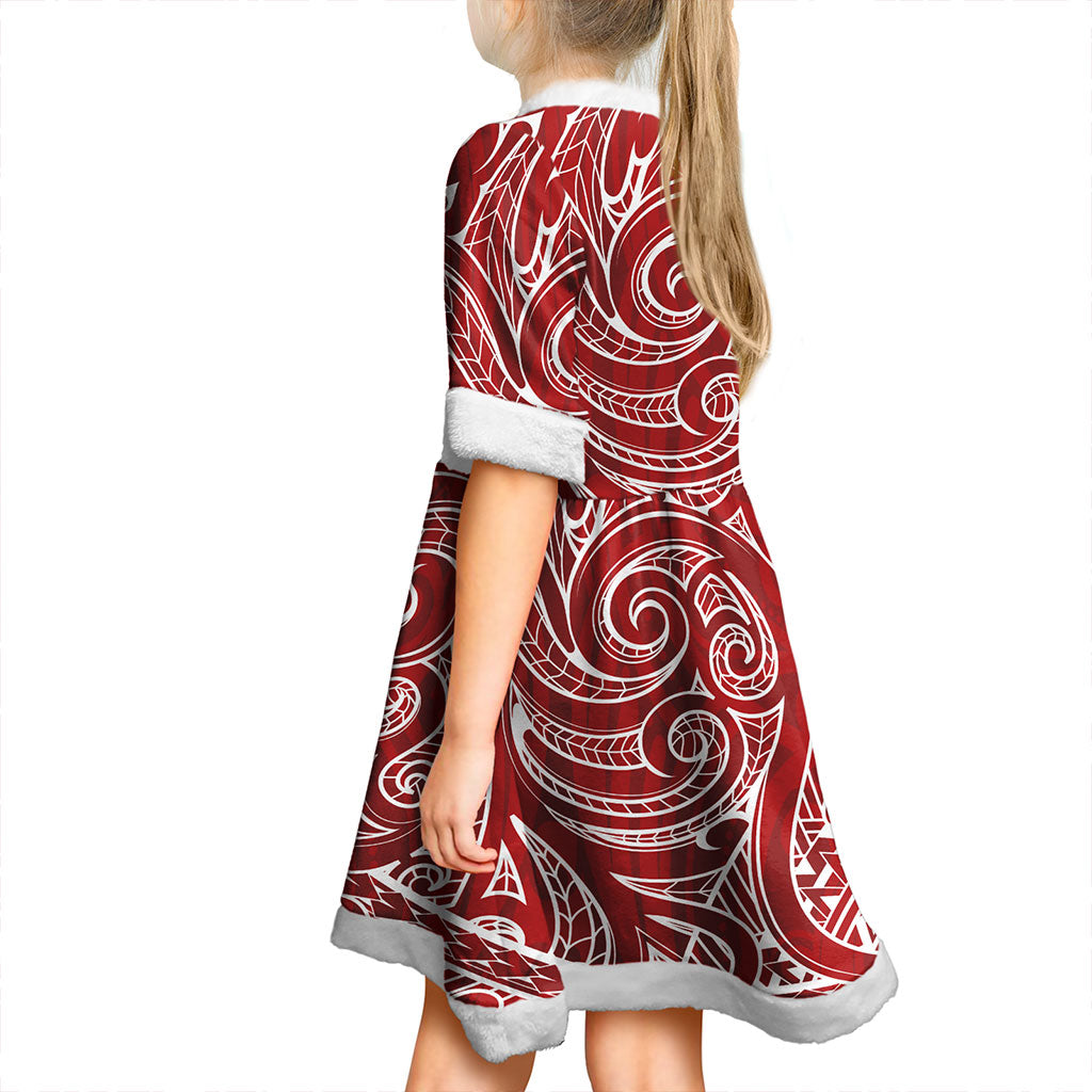 New Zealand Women and Kid Christmas Dress Maori