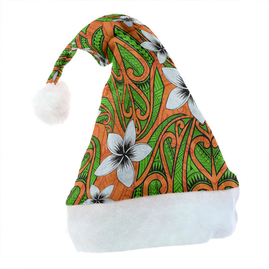New Zealand Christmas Hat Maori Pattern Plumeria