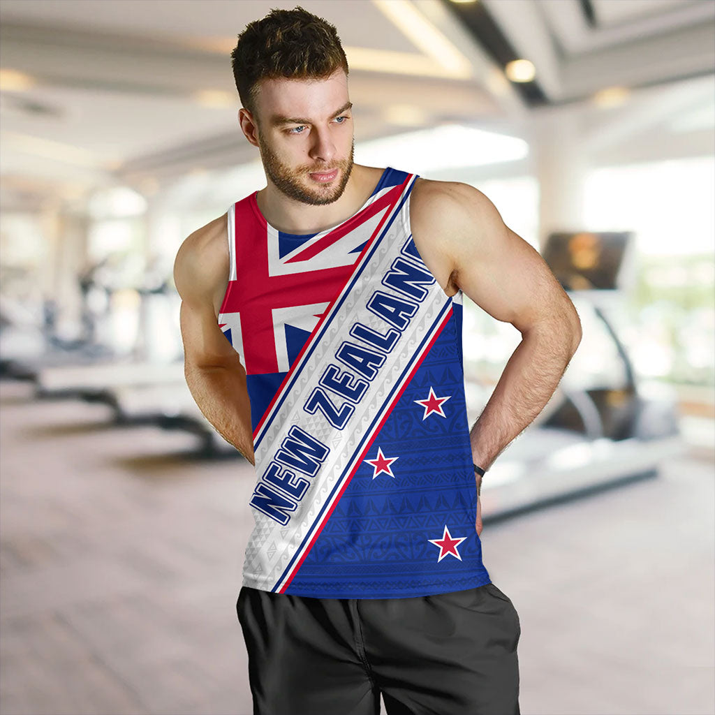 New Zealand Tank Top Maori Tribal Flag Traditional