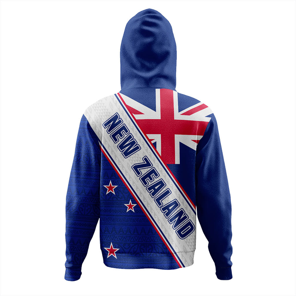 New Zealand Hoodie Maori Tribal Flag Traditional