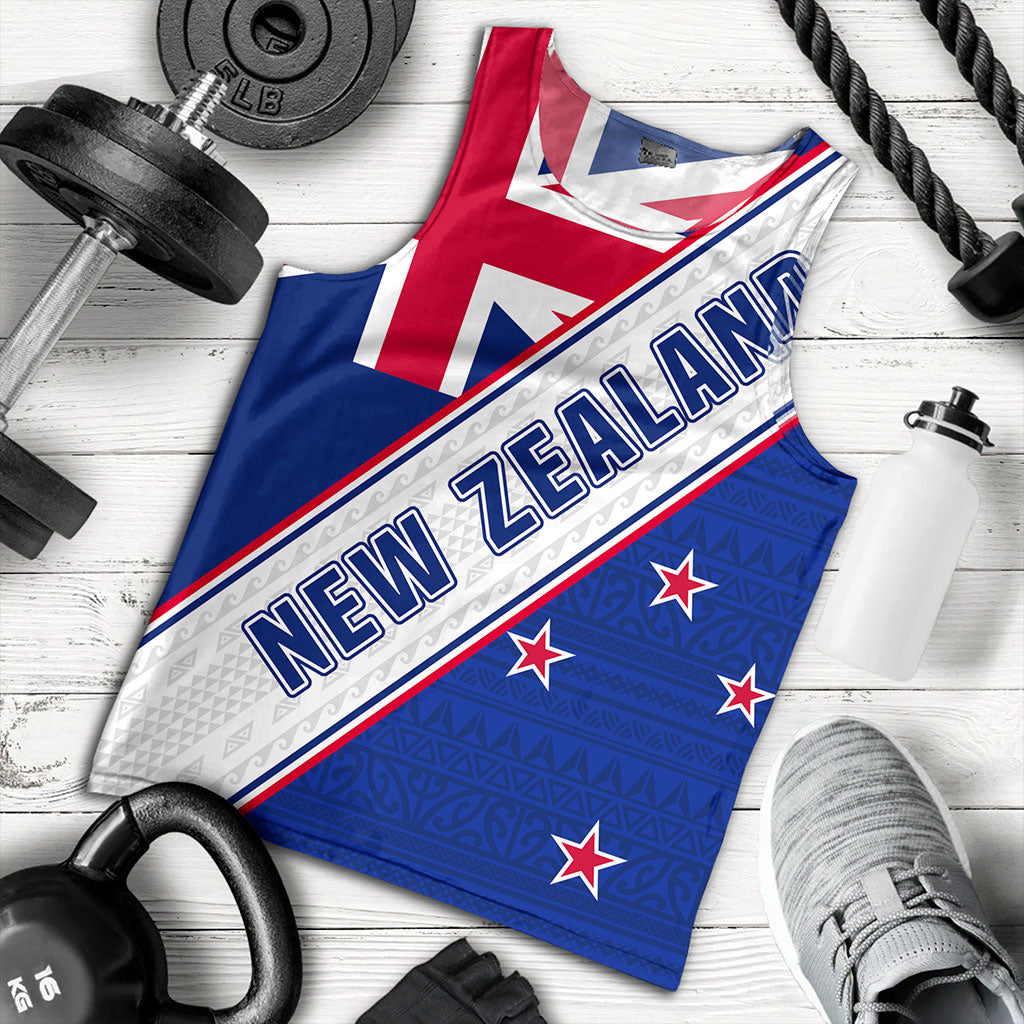 New Zealand Tank Top Maori Tribal Flag Traditional