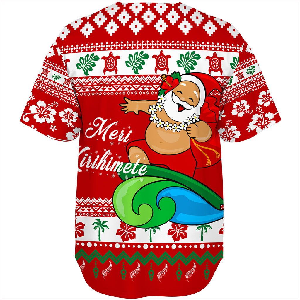 New Zealand Baseball Shirt Santa Claus Ho Ho Ho Christmas