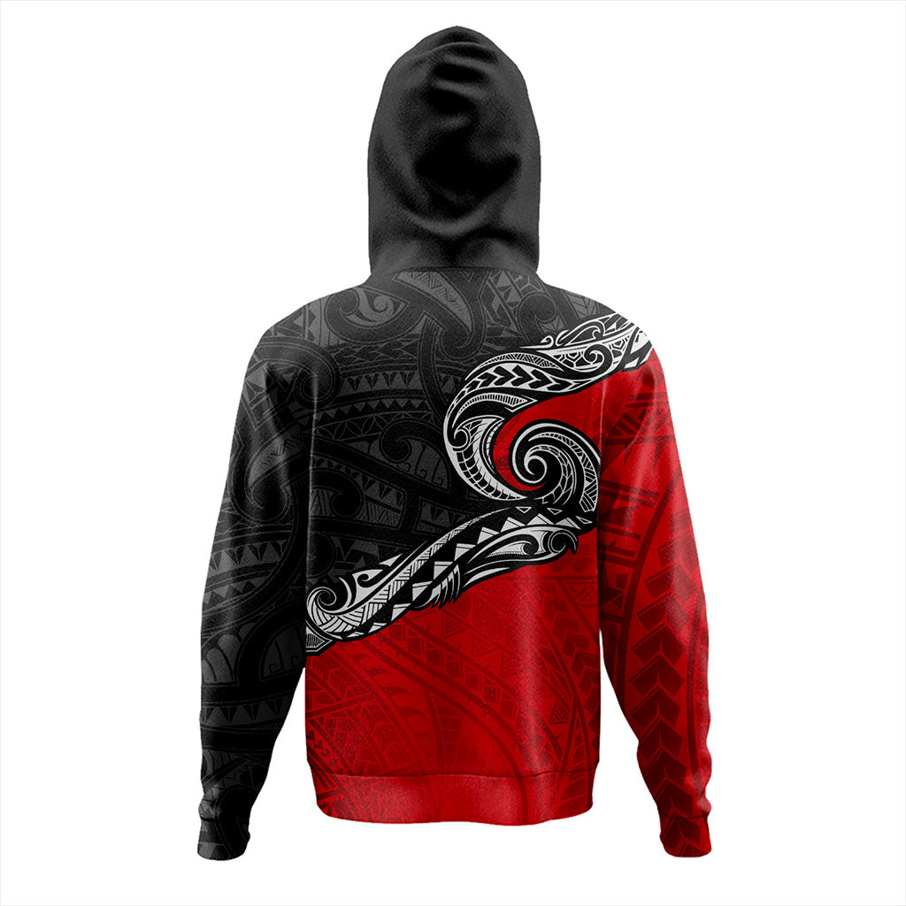 New Zealand Hoodie Maori Tribal Design Flag Style