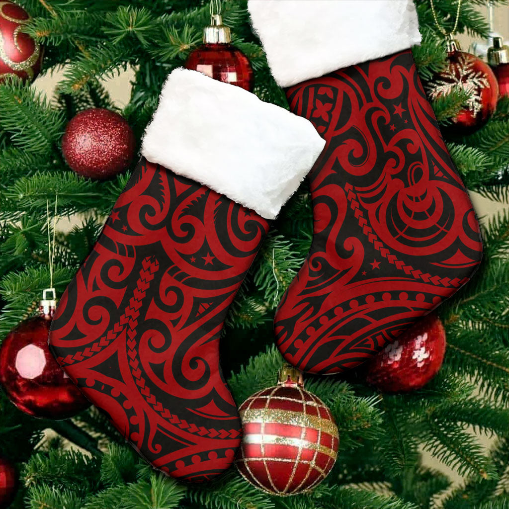 New Zealand Christmas Stocking Maori Pattern Tattoo
