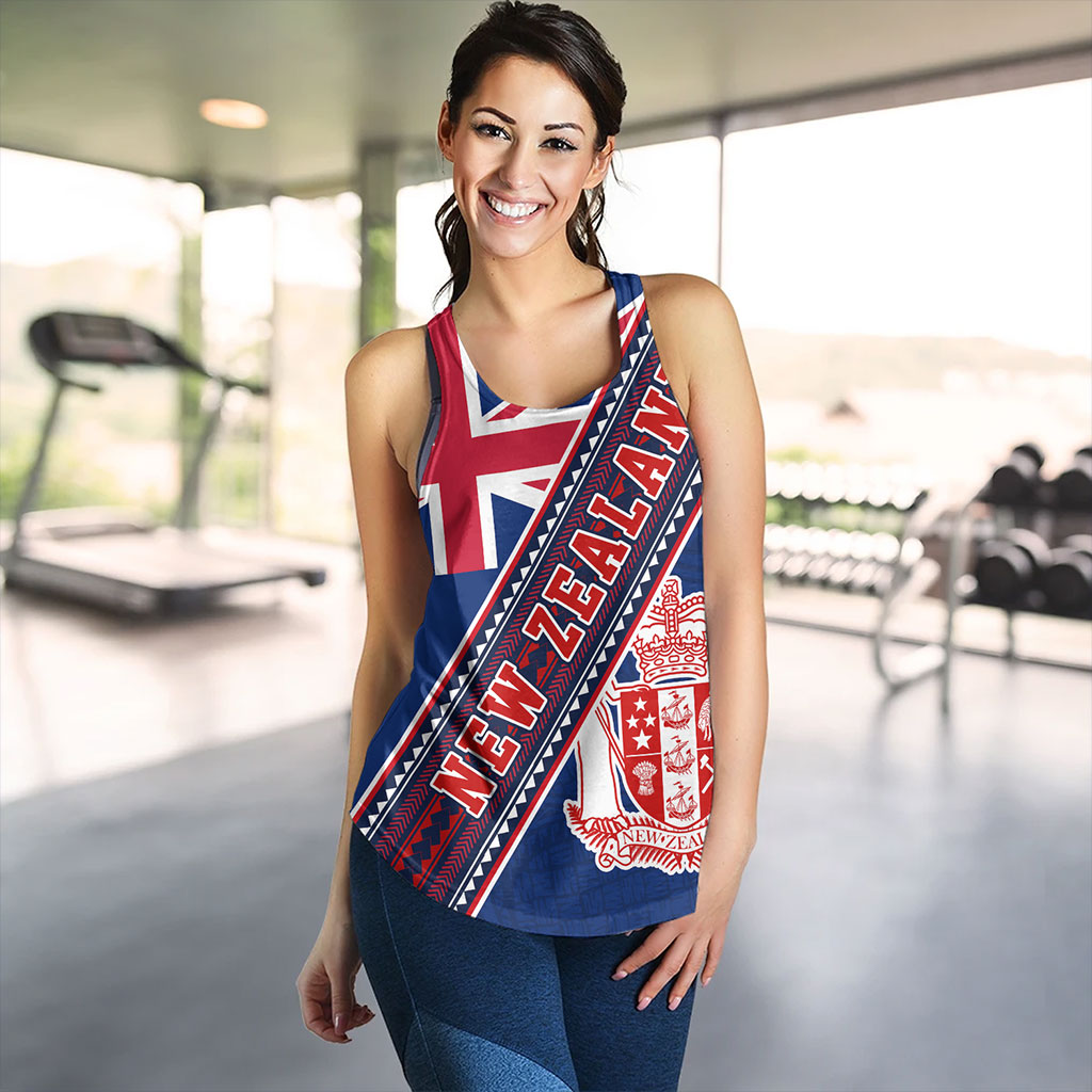 New Zealand Women Tank Flag And Coat Of Arms