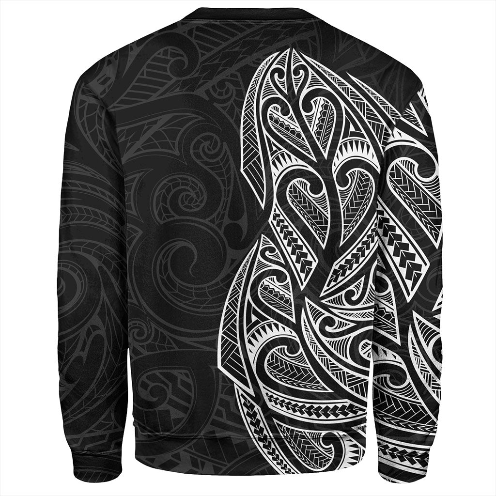 New Zealand Sweatshirt Maori Ta Moko Tattoo