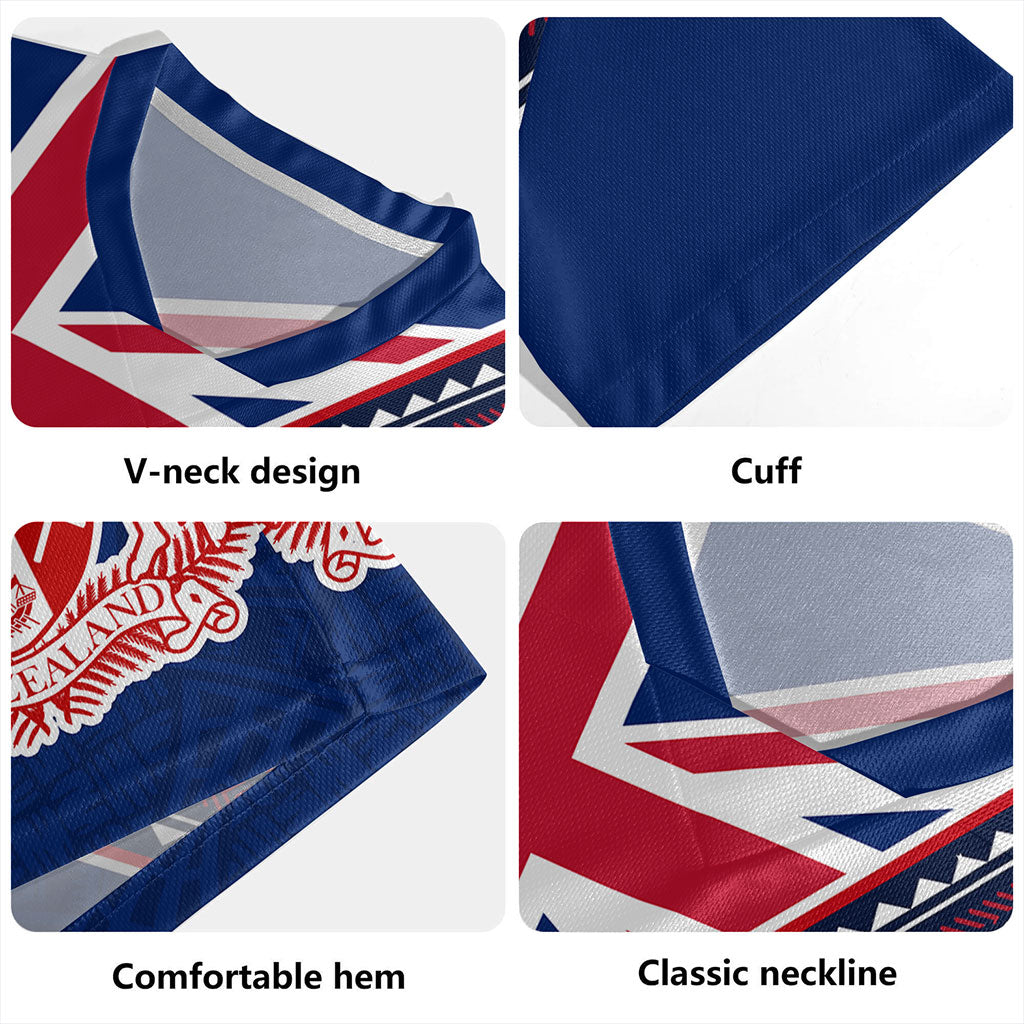 New Zealand Rugby Jersey Flag And Coat Of Arms