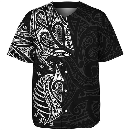 New Zealand Baseball Shirt Maori Ta Moko Tattoo