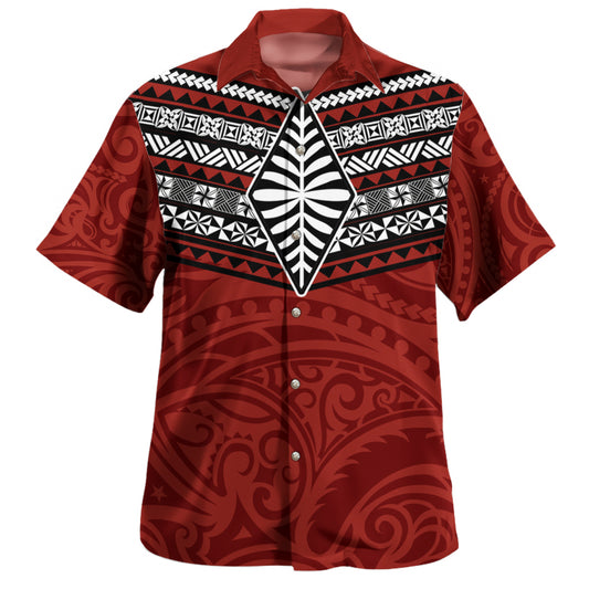 Tonga Hawaiian Shirt Ngatu Polynesian Pattern