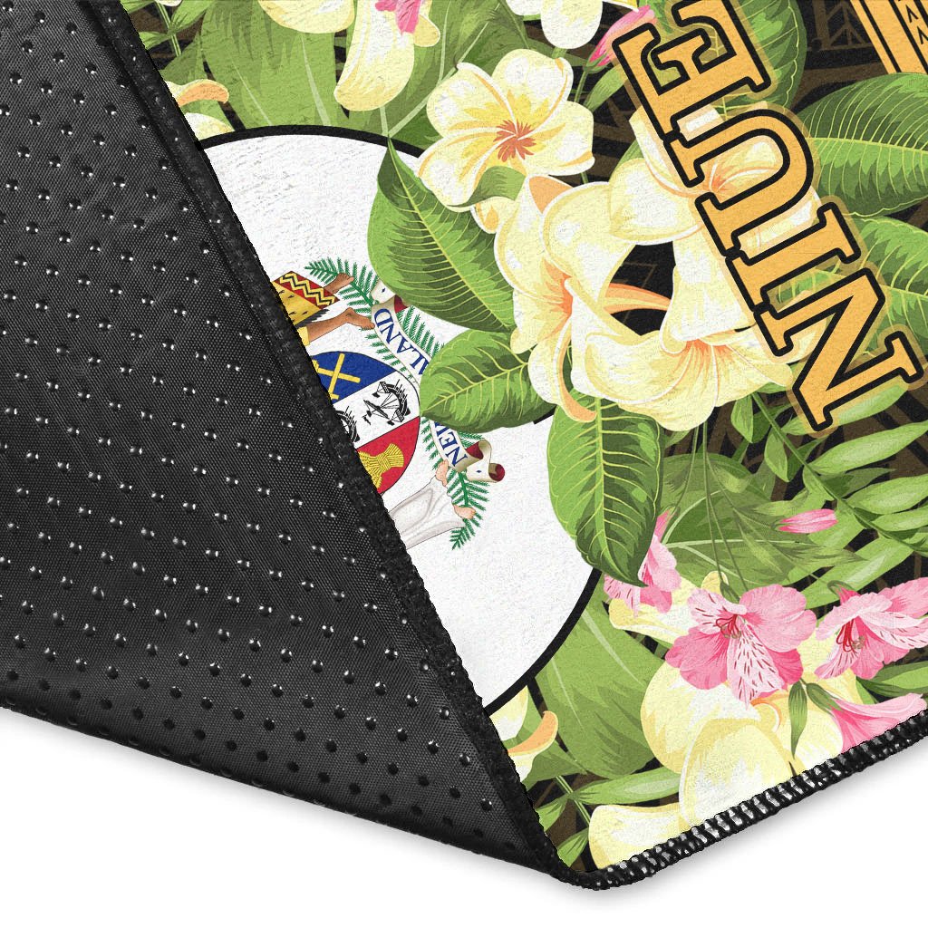 Niue Area Rug - Polynesian Gold Patterns Collection