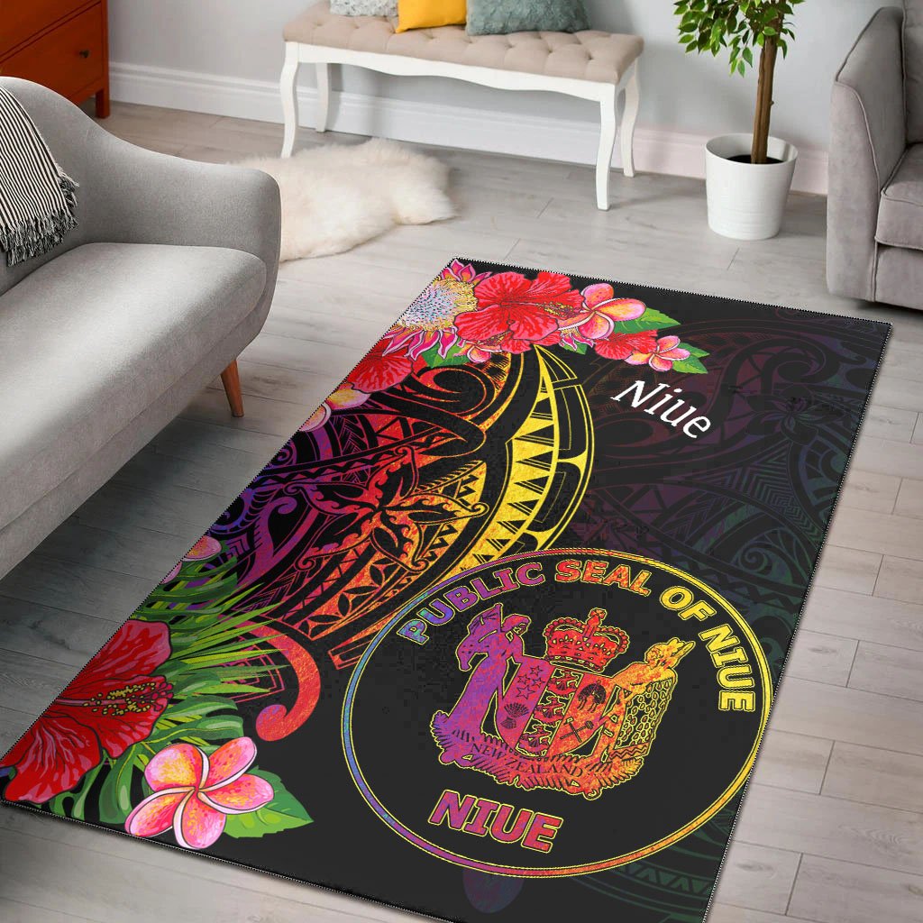 Niue Area Rug - Tropical Hippie Style