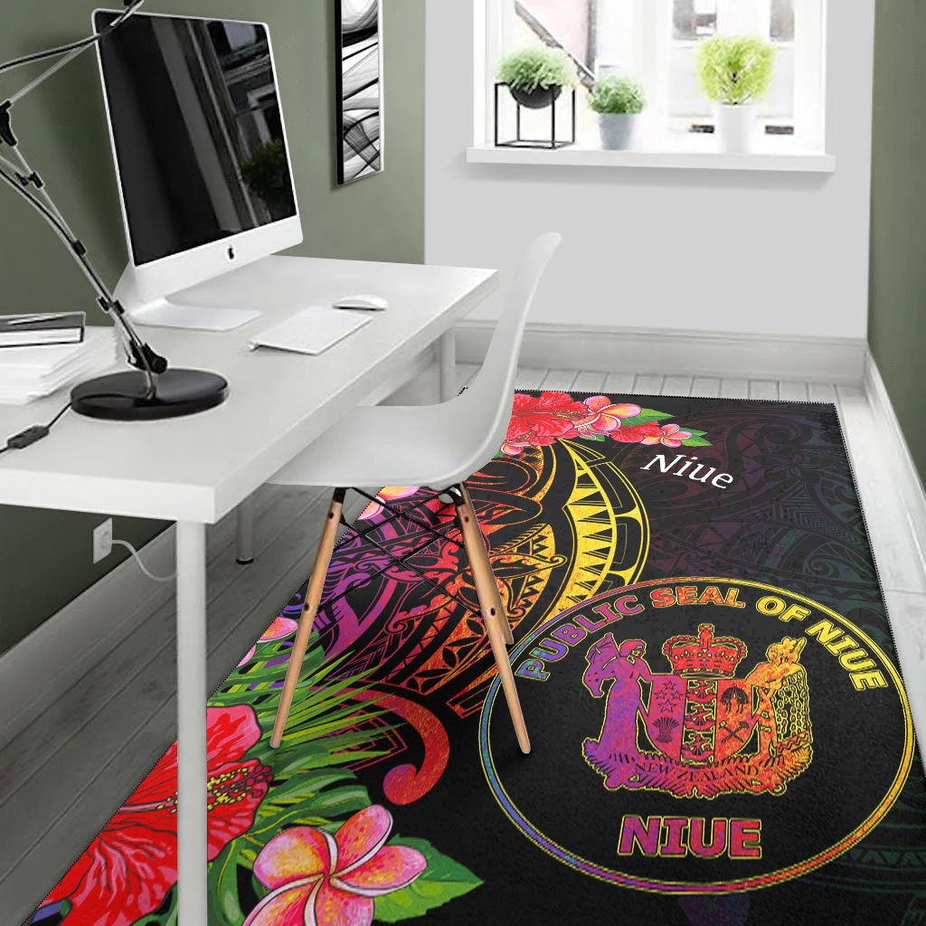 Niue Area Rug - Tropical Hippie Style