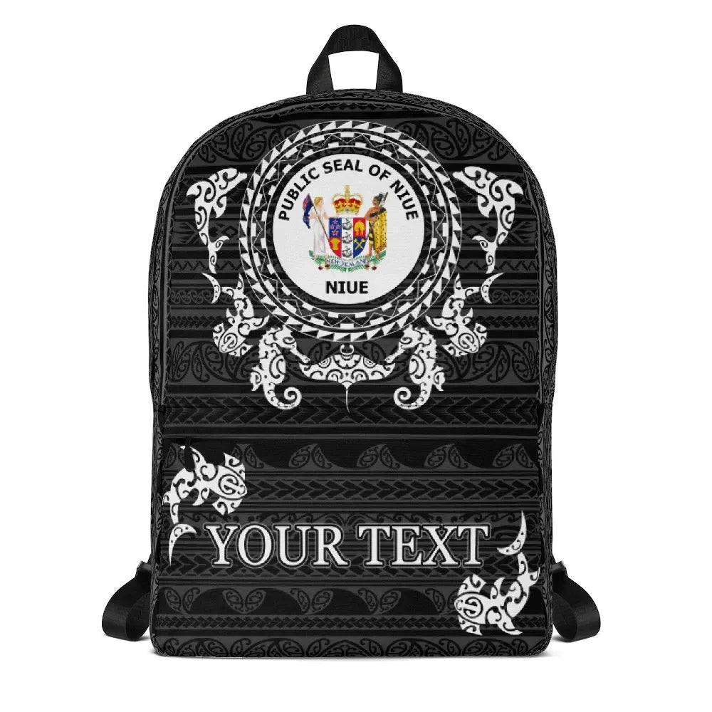 Niue Backpack - Custom Ocean Animals