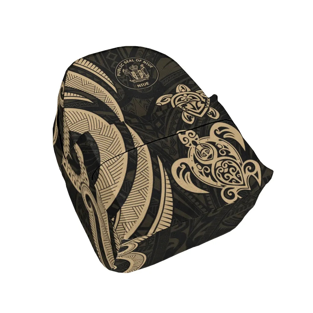 Niue Backpack - Gold Tentacle Turtle