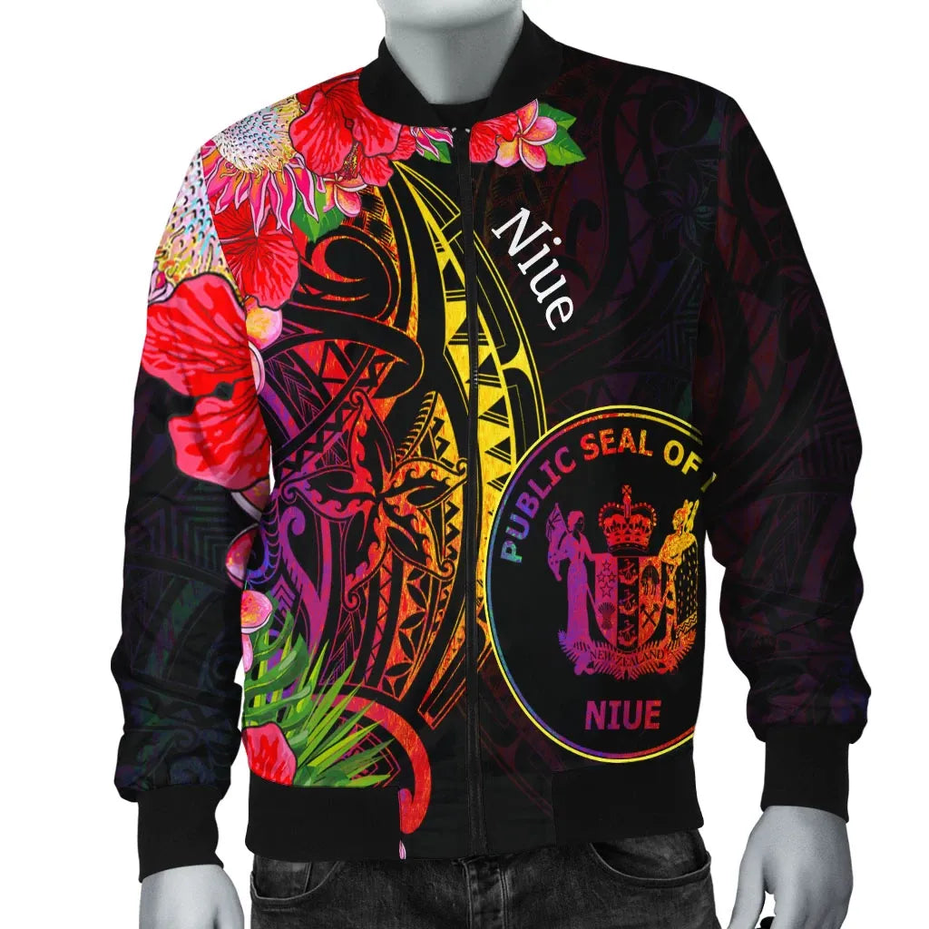 Niue Bomber Jacket - Tropical Hippie Style