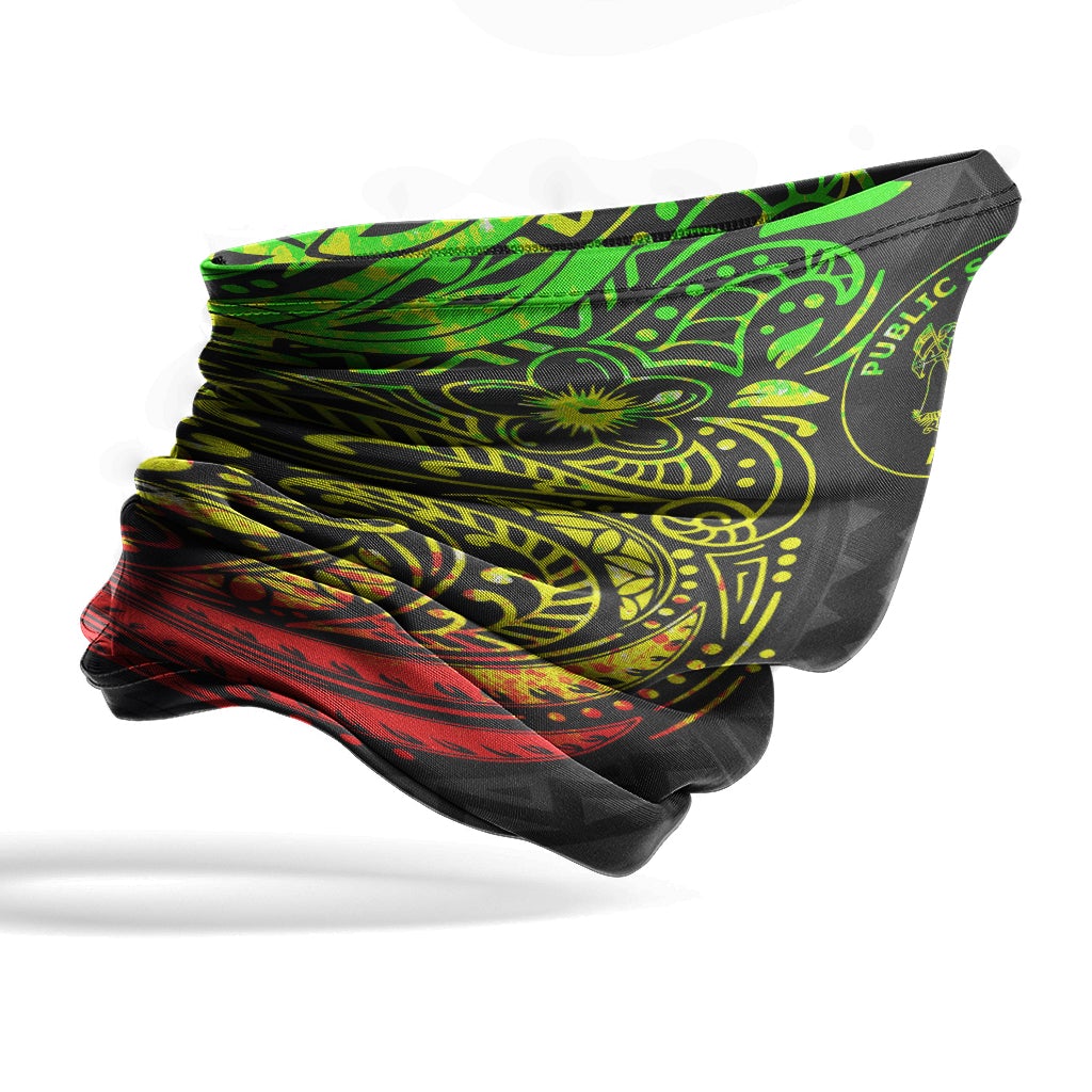 Niue Neck Gaiter - Floral Tattoo Reggae