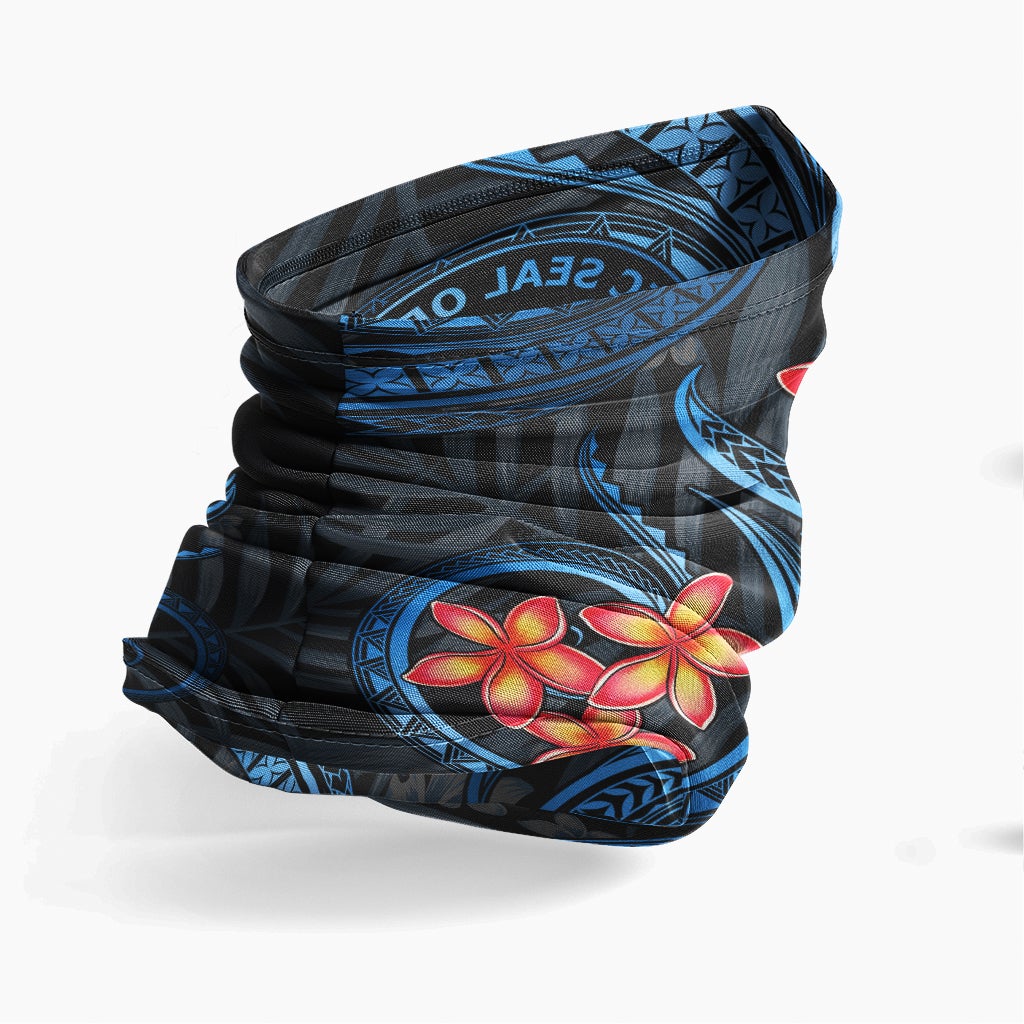 Niue Neck Gaiter - Plumeria Blue