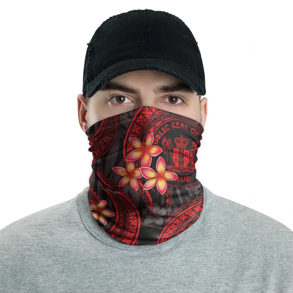Niue Neck Gaiter - Plumeria Red