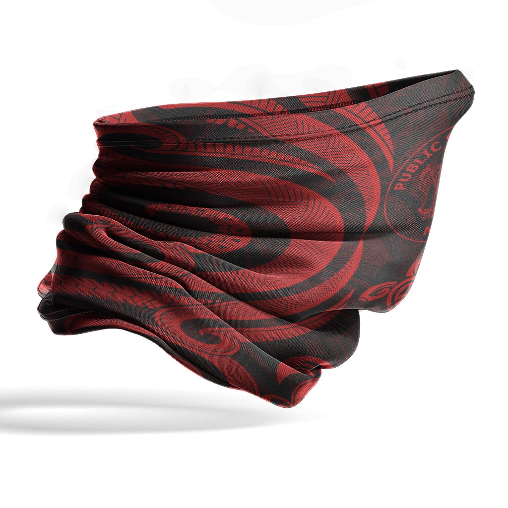 Niue Neck Gaiter - Turtle Tentacle Red
